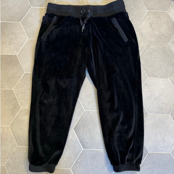 Athleta Women's Recover Cozy Jogger Sweatpants, Black Size Petite Large - Picture 7 of 8